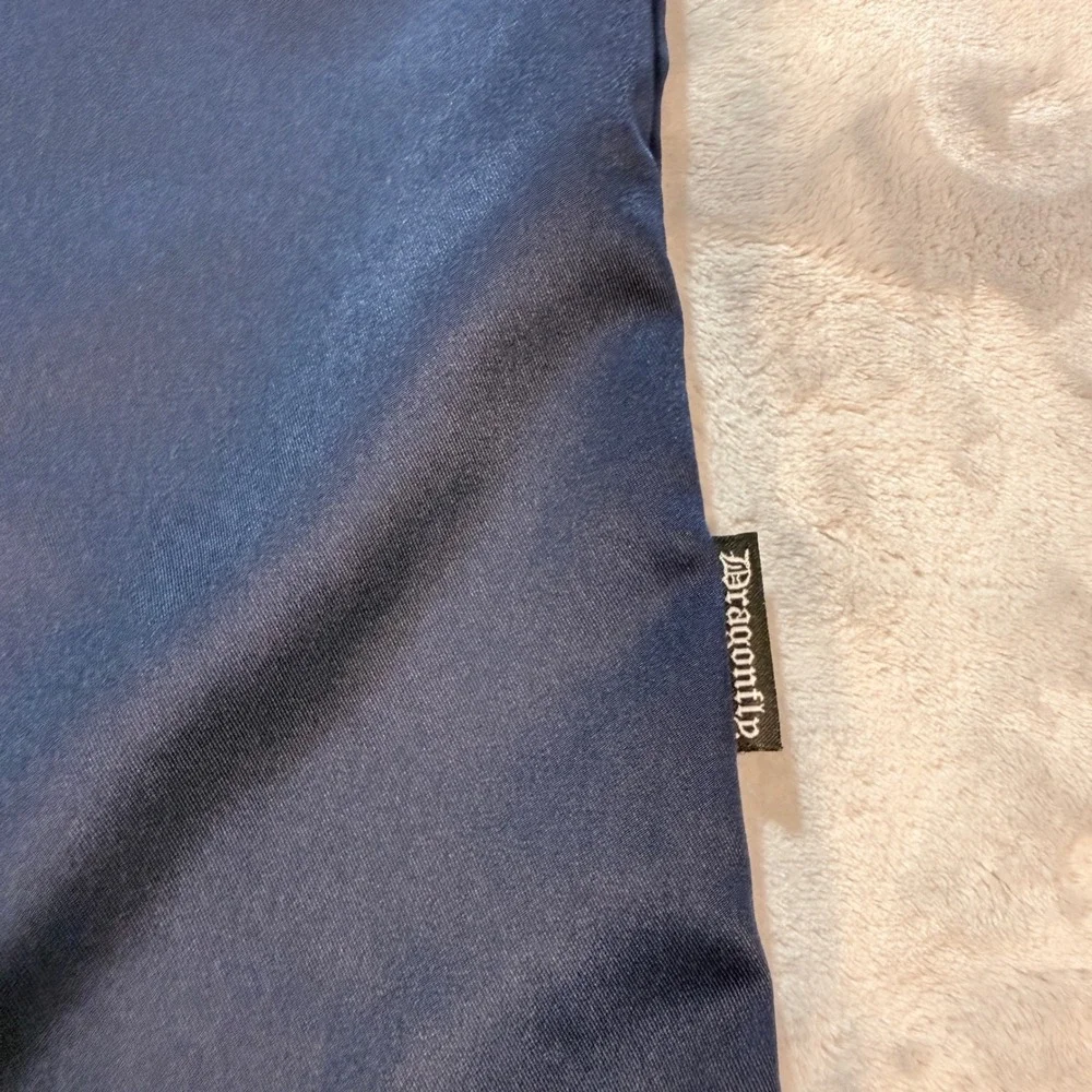 Dragonfly Clothing Company‎ XXL Navy Blue Extreme Motorcycles Button Up Shirt